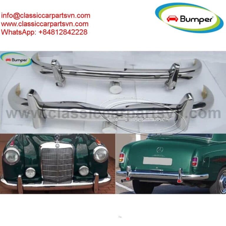 Mercedes Ponton 6-cylinder W105 W180 W128 saloon bumpers