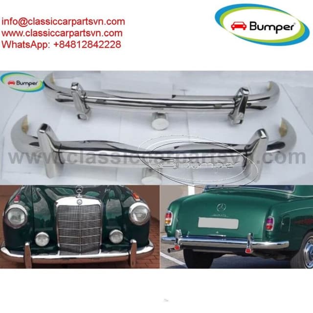 Mercedes Ponton 6-cylinder W105 W180 W128 saloon bumpers